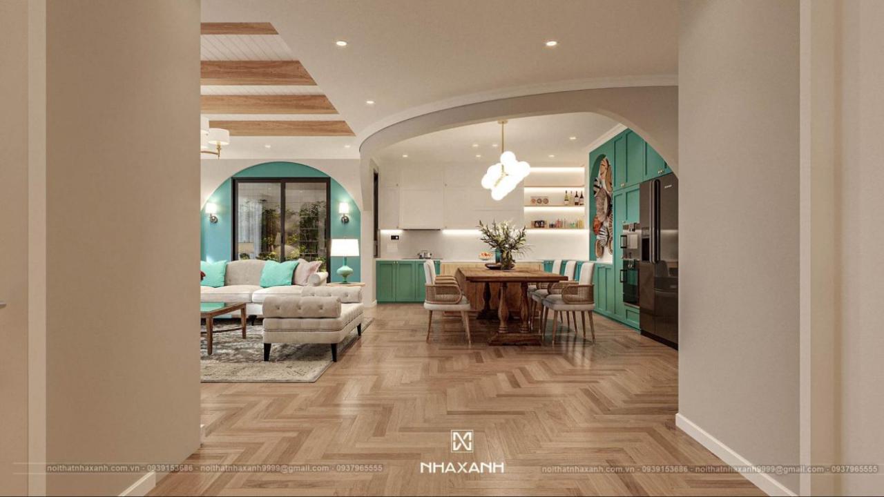 xu hướng thiết kế nội thất nhà bếp đẹp hiện đại - xu hướng mở